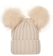 Load image into Gallery viewer, Double Pom Beanies