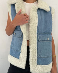 Jade Denim Vest