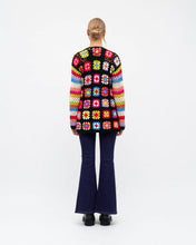 Load image into Gallery viewer, Rainbow Crochet Cardi