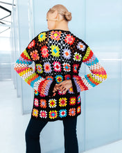 Load image into Gallery viewer, Rainbow Crochet Cardi