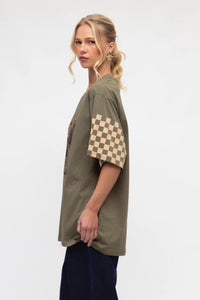 Saddle Up Beauty Tee - Sage