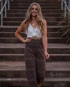 Brown Dirby Cocktail Pants