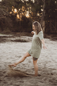 Green Tee Dress