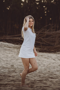 White Tee Dress