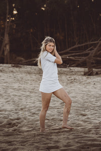 White Tee Dress