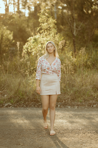 Pink Velvet Skirt