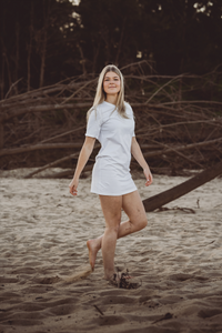 White Tee Dress